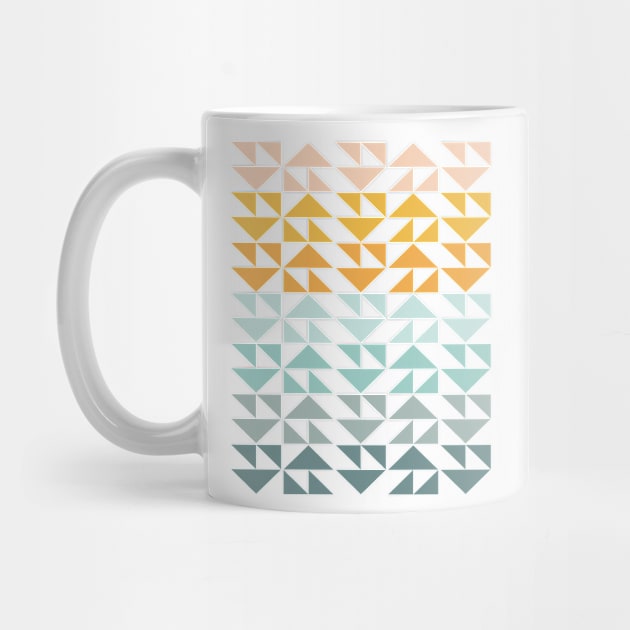 Colorful Tranquil Triangle Design by ApricotBirch